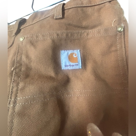 EUC Crisp Clean Tan Men’s Carhartt Dungarees Style Jeans - Picture 3 of 5